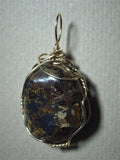 Bronzite Pendant Wire Wrapped 14/20 Gold Filled