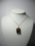 Baltic Amber Pendant Wire Wrapped .925 Sterling Silver Display - Jemel