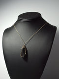 Black Onyx Pendant Wire Wrapped 14/20 Gold Filled - Jemel