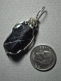 Black Onyx Pendant Wire Wrapped .925 Sterling Silver