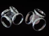 Fine Silver .999 Vintage  Patterned Rings, Wedding Rings, Gold Rings, Seven Design Choices