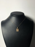 Vintage 18K Gold Calendar Pendant