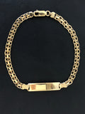 18 K Gold Bracelet 4.5mm x 8 inches - Jemel