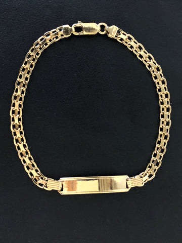 18 K Gold Bracelet 4.5mm x 8 inches - Jemel