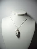 Tree Agate Stone Pendant Wire Wrapped .925 Sterling Silver display - Jemel