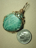 Amazonite Pendant Wire Wrapped 14/20 Gold Filled