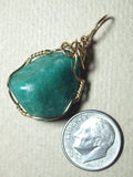 Amazonite Pendant Wire Wrapped 14/20 Gold Filled