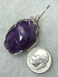 Amethyst Pendant Wire Wrapped .925 Sterling Silver