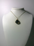 Apache Tear Pendant Wire Wrapped 14/20 Gold-Filled display - Jemel