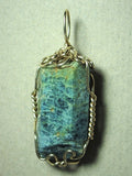 Aquamarine Crystal Pendant Wire Wrapped 14/20 Gold Filled - Jemel