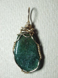 Aventurine Pendant Wire Wrapped 14/20 Gold Filled