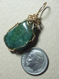 Aventurine Pendant Wire Wrapped 14/20 Gold Filled