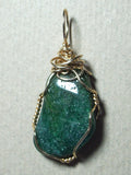 Aventurine Pendant Wire Wrapped 14/20 Gold Filled - Jemel