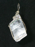Calcite Crystal Pendant Wire Wrapped .925 Sterling Silver - Jemel