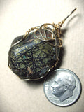 Chalcopyrite Pendant Wire Wrapped 14/20 Gold Filled