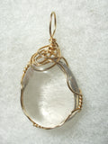 Clear Quartz Pendant Wire Wrapped 14/20 Gold Filled - Jemel