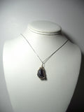 Covellite Chalcocite Pendant Wire Wrapped .925 Sterling Silver display - Jemel