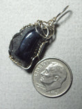 Covellite Chalcocite Pendant Wire Wrapped .925 Sterling Silver