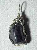 Covellite Chalcocite Pendant Wire Wrapped .925 Sterling Silver - Jemel