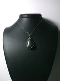 Hematite Pendant Wire Wrapped .925 Sterling Silver display- Jemel