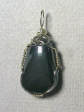 Hematite Pendant Wire Wrapped .925 Sterling Silver - Jemel