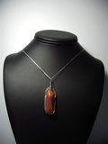 Jasper Pendant Wire Wrapped .925 Sterling Silver display - Jemel