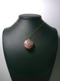 Jasper Heart Pendant Wire Wrapped 14/20 Gold Filled display - Jemel