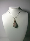 Jasper, Banded Pendant Wire Wrapped .925 Sterling Silver display - Jemel