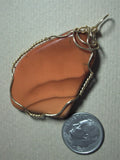 Bruneau Jasper Pendant Wire Wrapped14/20 Gold Filled Round Wire