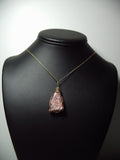 Conglomerate Jasper Pendant Wire Wrapped 14k/20 Gold Filled display - Jemel
