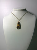 Mookaite Jasper Pendant Wire Wrapped 14/20 Gold Filled display - Jemel