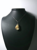 Picture Jasper Stone Pendant Wire Wrapped .925 Sterling Silver display - Jemel