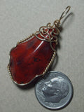 Red Jasper Pendant Wire Wrapped 14/20 Gold Filled
