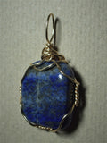 Lapis-Lazuli Pendant Wire Wrapped 14/20 Gold Filled