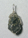 Healer's Gold Magnetite Pyrite Pendant Wire Wrapped .925 Sterling Silver - Jemel