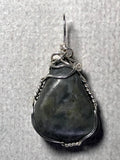 Picasso Marble Pendant Wire Wrapped .925 Sterling Silver - Jemel