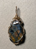 Picasso Marble Pendant Wire Wrapped 14/20 Gold Filled - Jemel