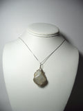 Moonstone Pendant Wire Wrapped .925 Sterling Silver display - Jemel