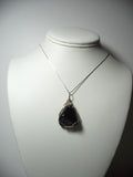 Black Onyx Pendant Wire Wrapped .925 Sterling Silver - Jemel