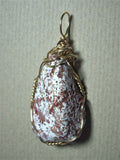 Mottled Opal Pendant Wire Wrapped 14/20 Gold Filled