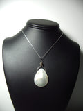 Mother of Pearl Pendant Wire Wrapped .925 Sterling Silver display - Jemel