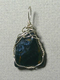 Pietersite Pendant Wire Wrapped .925 Sterling Silver