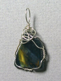 Pietersite Pendant Wire Wrapped .925 Sterling Silver - Jemel