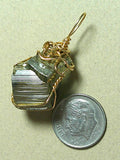 Pyrite Crystal Cluster Pendant Wire Wrapped 14/20 Gold Filled