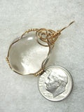 Clear Quartz Pendant Wire Wrapped 14/20 Gold Filled