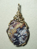 Rock Art Jasper Pendant Wire Wrapped 14/20 Gold Filled - Jemel