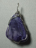 Tiffany Stone Pendant Wire Wrapped .925 Sterling Silver