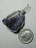Tiffany Stone Pendant Wire Wrapped .925 Sterling Silver