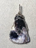 Tiffany Stone Pendant Wire Wrapped .925 Sterling Silver - Jemel