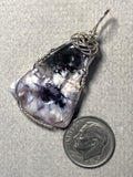Tiffany Stone Pendant Wire Wrapped .925 Sterling Silver - Jemel